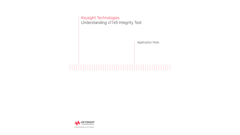 Integrity Test Using x1149 Boundary Scan Analyzer